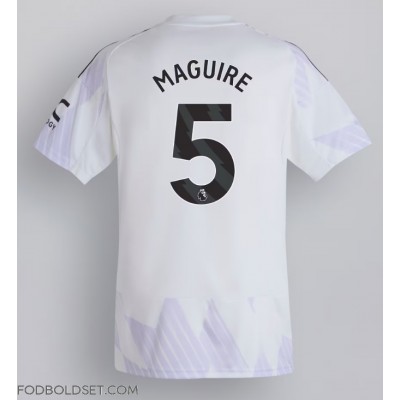 Manchester United Harry Maguire #5 Udebanetrøje 2025-26 Kortærmet Manchester United Harry Maguire #5 Udebanetrøje 2025-26 Kortærmet